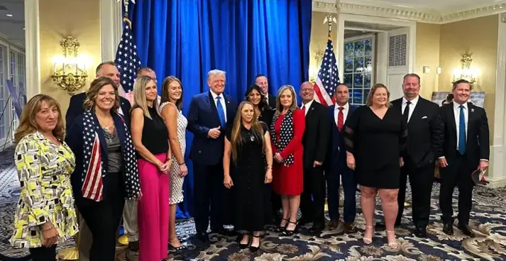 Gold Star families hosted by Trump at Bedminster